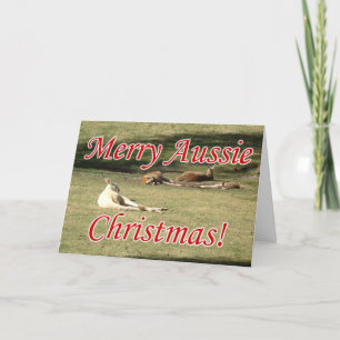 Kangaroos Feiertagskarte