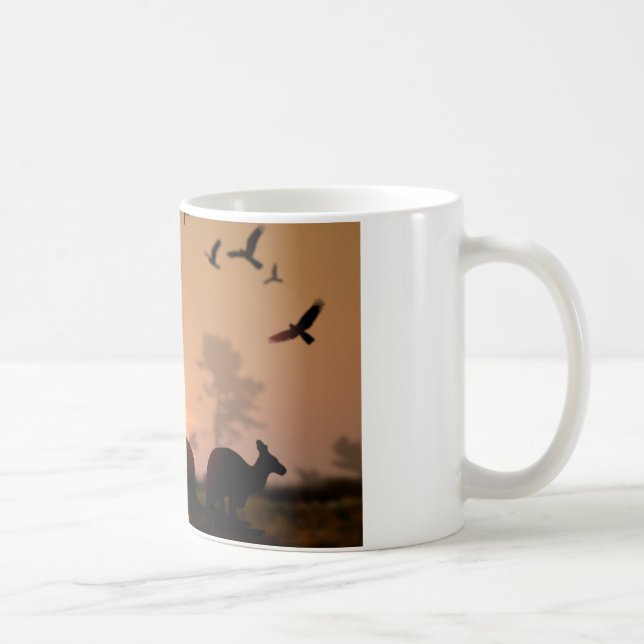 Kangaroos Kaffeetasse (Rechts)