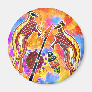 Kangaroos-Magnet Magnet