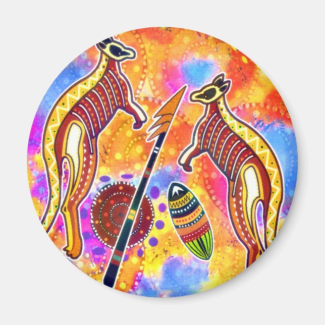 Kangaroos-Magnet Magnet (Vorne)