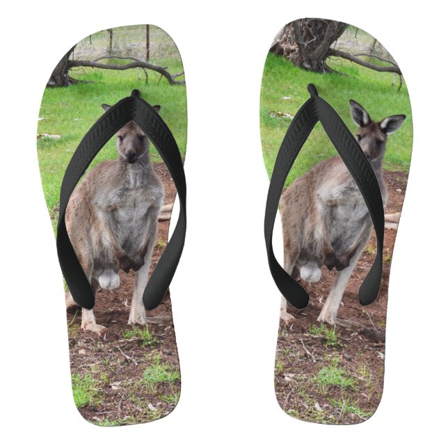 Kangourou Australien, tongs (Semelle)