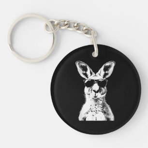 Kangourou portant des lunettes de soleil Animal dr