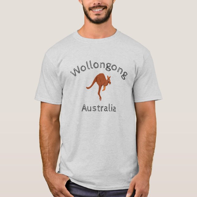Känguru 4 Wollongong Australien T-Shirt (Vorderseite)