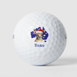 Känguru auf der australischen Flagge  Golfball