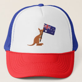 Känguru Australien Flagge Truckerkappe