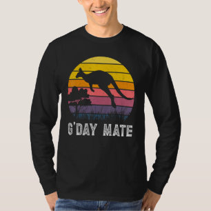 Känguru Australien G'Day Kumpel Australien Symbol  T-Shirt