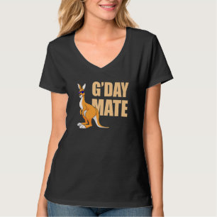 Känguru Australien G'Day Kumpel Australisches Symb T-Shirt