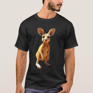 Känguru Australien Outback Beuteltier Niedliches K T-Shirt