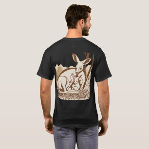 Känguru-Design T-Shirt
