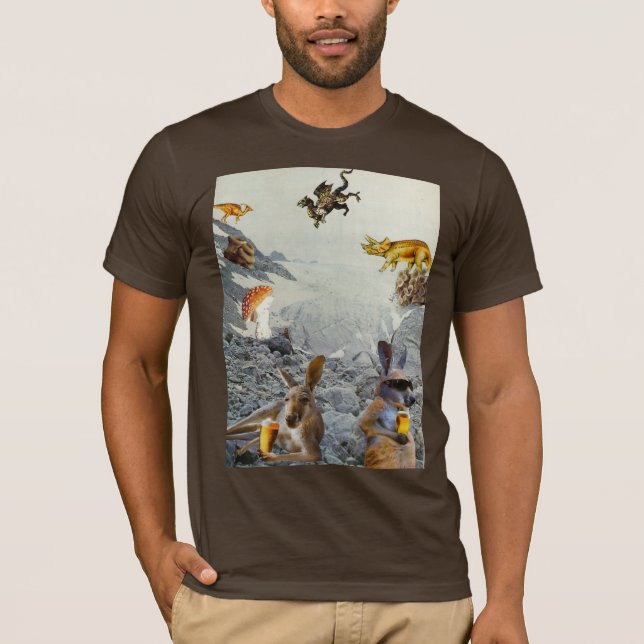 Känguru-Feiertag T-Shirt (Vorderseite)