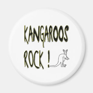 Känguru-Felsen! Magnet