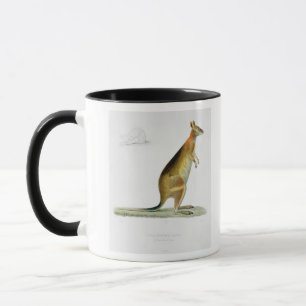 Känguru, graviert durch Coutant Tasse