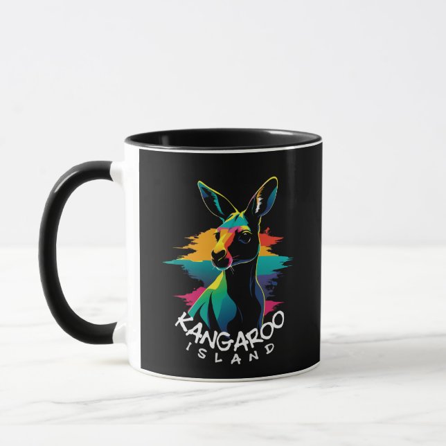 Känguru-Insel Tasse (Links)