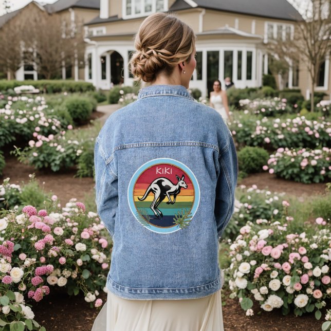 Känguru Jeansjacke (Hochzeit Rückseite)