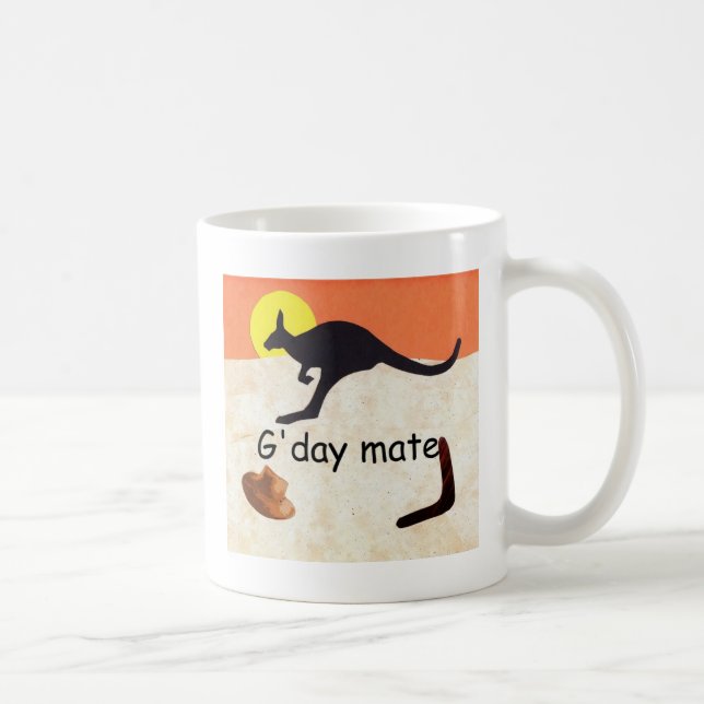 Känguru Jillo Kaffeetasse (Rechts)
