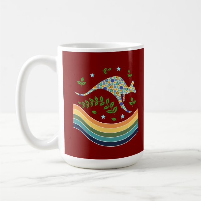 Känguru Kaffeetasse (Links)