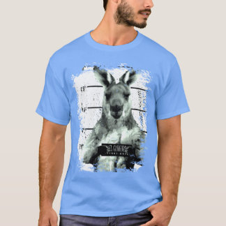 Känguru Springendes Tier Geschenk retro T-Shirt