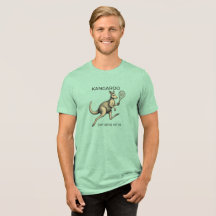 Känguru-Tennisspieler-Lustige Tierkunst