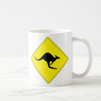 Känguru-Überfahrt-Tasse - fertigen Sie besonders