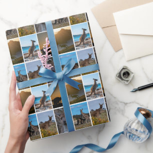 Kängurus aus Australien Geschenkpapier