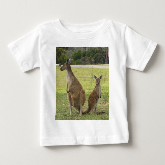 Kängurus Baby T-shirt (Vorderseite)