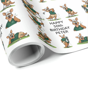Kängurus Geschenkpapier