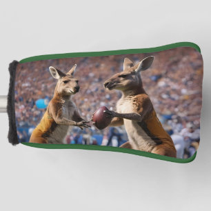 Kängurus spielen Aussie-Rules-Football, Golf Headcover