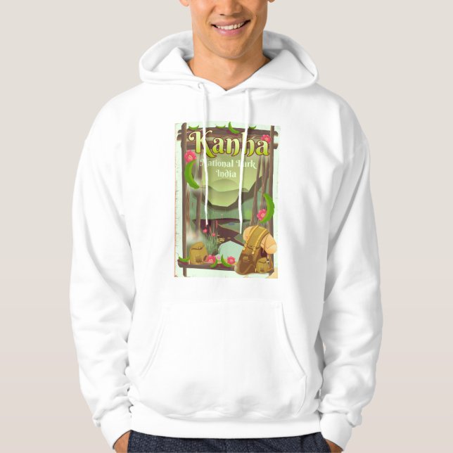 Kanha National Park Indien Hoodie (Vorderseite)