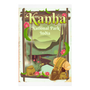 Kanha Nationalpark Indien Fotodruck
