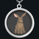 Kaninchen 3 versilberte kette<br><div class="desc">Handgemalte niedliche Kaninchen.</div>