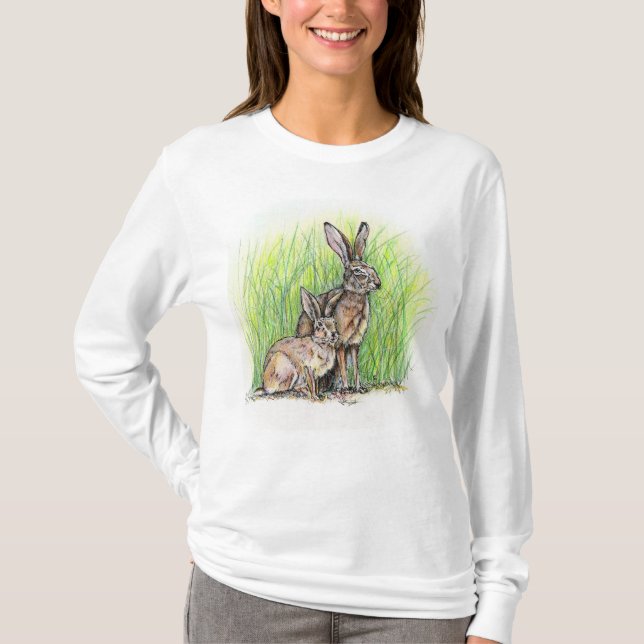 Kaninchen-Abgabe T-Shirt (Vorderseite)