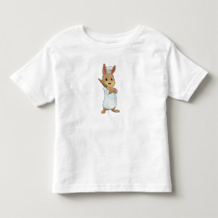 Kaninchen als Baker mit Rolling-Button Kleinkind T-shirt
