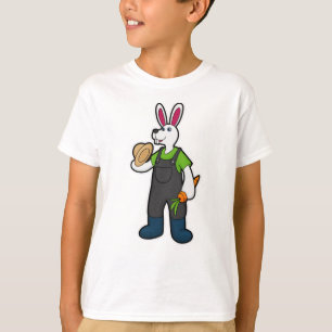 Kaninchen als Bauer mit Carrot & Hat T-Shirt