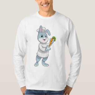 Kaninchen als Koch mit Carrot T-Shirt