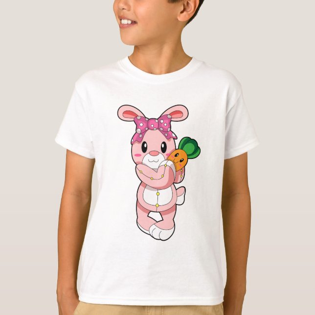Kaninchen als Spielzeug T-Shirt (Vorderseite)