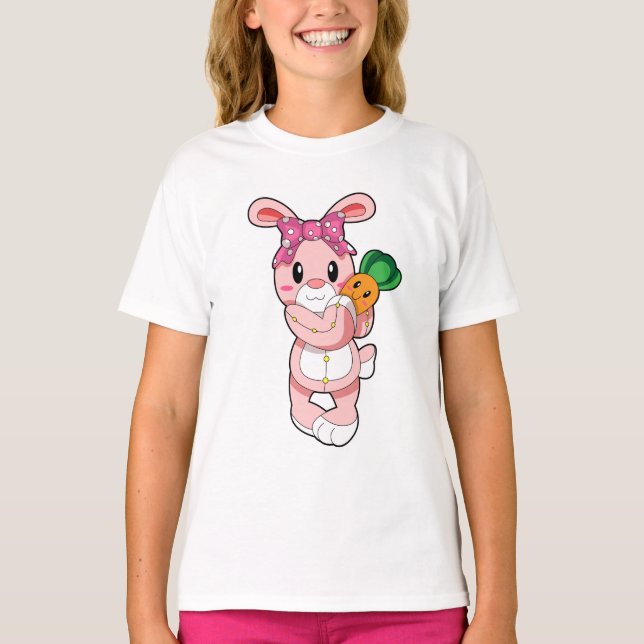 Kaninchen als Spielzeug T-Shirt (Vorderseite)