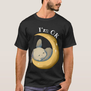 Kaninchen auf dem Mond T - Shirt