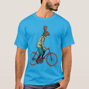 Kaninchen auf Fahrrad 2 T-Shirt