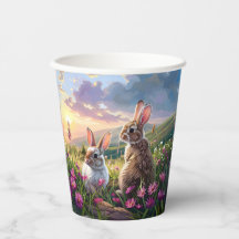 Kaninchen auf Friedlichem Abend