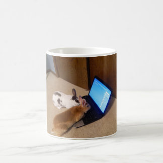 Kaninchen auf Netz durch JokeApptv TM Kaffeetasse