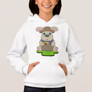 Kaninchen Bauer Frucht Hoodie