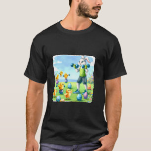 Kaninchen beauftragt Küken, Eier Fitness im Freien T-Shirt