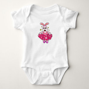 Kaninchen beim Balletttanz Baby Strampler