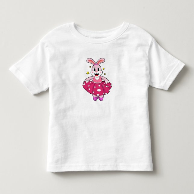 Kaninchen beim Balletttanz Kleinkind T-shirt (Vorderseite)
