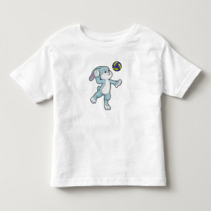 Kaninchen beim Sport mit Volleyball Kleinkind T-shirt