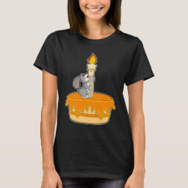 Kaninchen Birthday Cake Candle T-Shirt