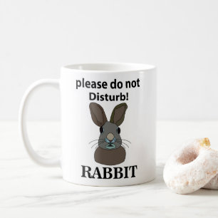 Kaninchen Bitte Nicht Stören Lustiges Kaninchen Kaffeetasse