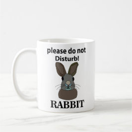 Kaninchen Bitte stören Sie nicht das sonnige Kanin Kaffeetasse
