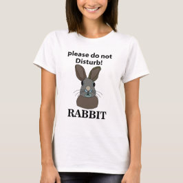 Kaninchen Bitte stören Sie nicht das sonnige Kanin T-Shirt
