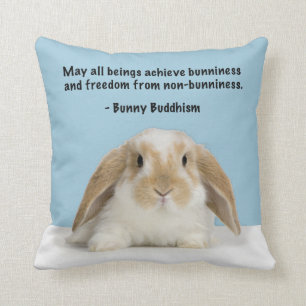 Kaninchen-Buddhismus-Lop-Kaninchen-Kissen Kissen